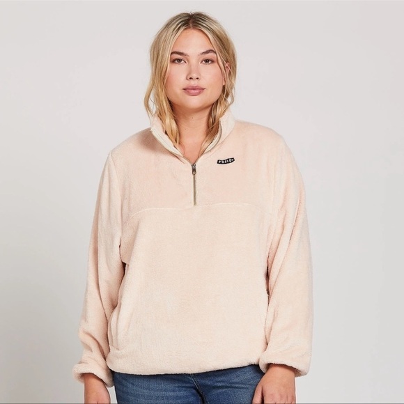 🔆VOLCOM🔆 PHEELIN PHUZZY COZY SOFT JACKET - Picture 10 of 17